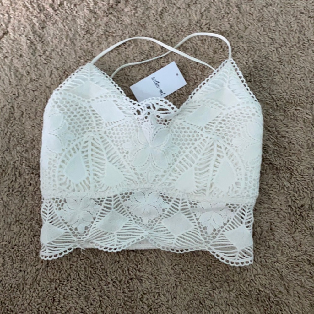 White padded Bralette